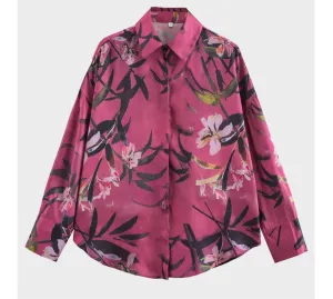 Amelia Floral Long Sleeve Blouse  Timeless Floral Daywear for Spring & Summer