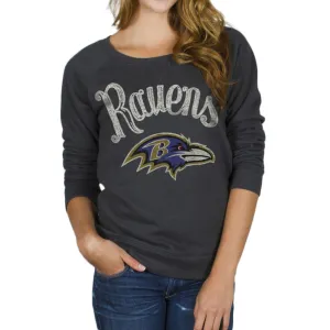 Baltimore Ravens - Field Goal Juniors Wide Neck Sweatshirt