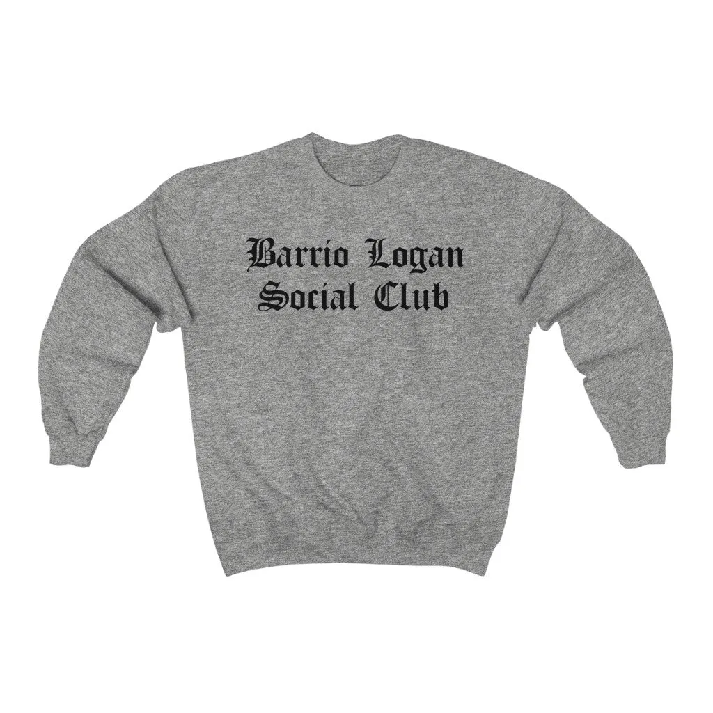 Barrio Logan Social Club Unisex Heavy Blend Crewneck Sweatshirt