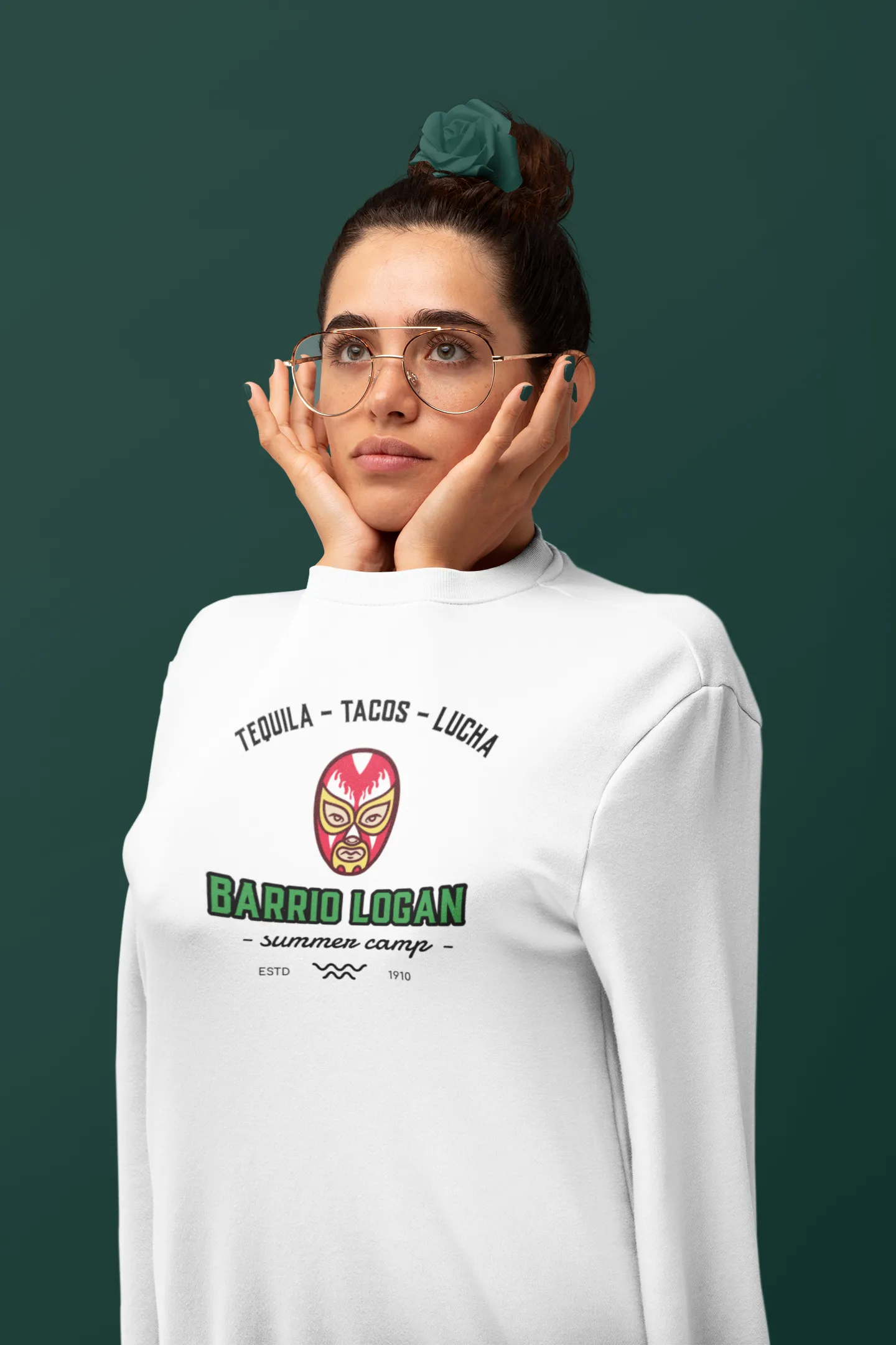 Barrio Logan Summer Camp Unisex Heavy Blend Crewneck Sweatshirt