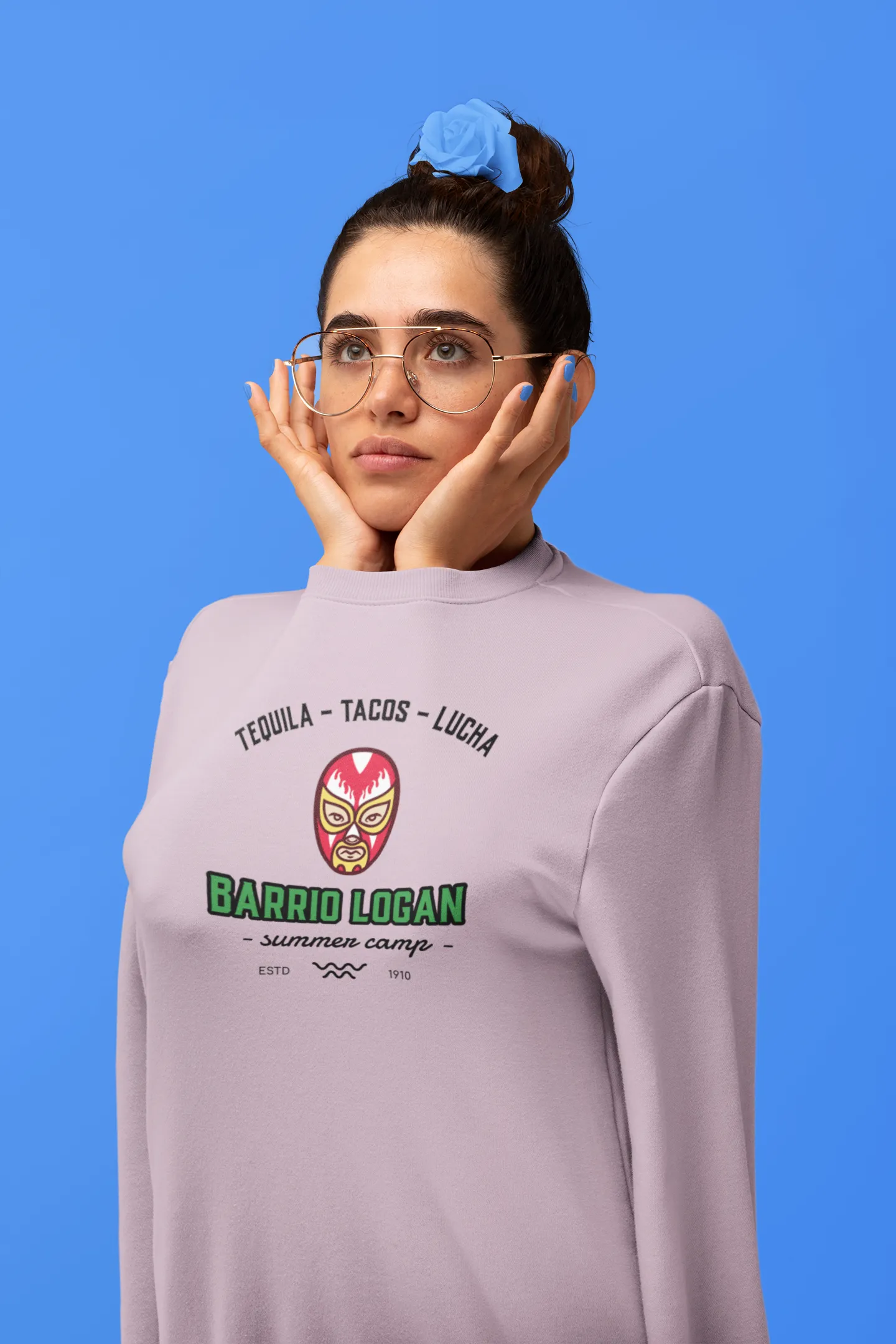 Barrio Logan Summer Camp Unisex Heavy Blend Crewneck Sweatshirt
