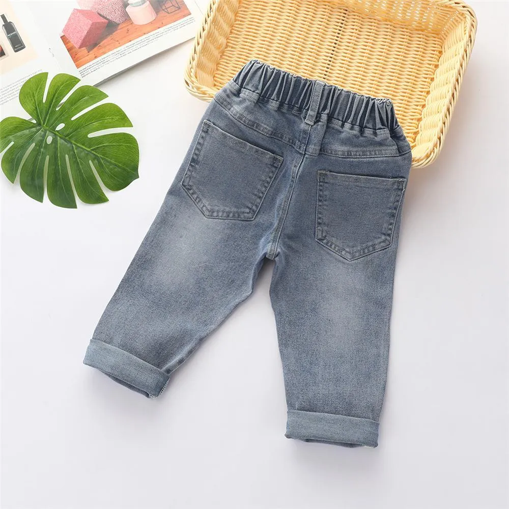 Boys Stylish Pocket Daily Jeans Wholesale