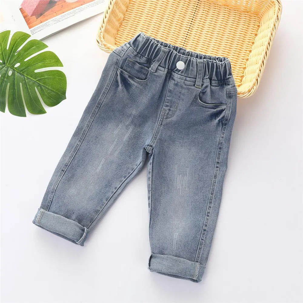 Boys Stylish Pocket Daily Jeans Wholesale