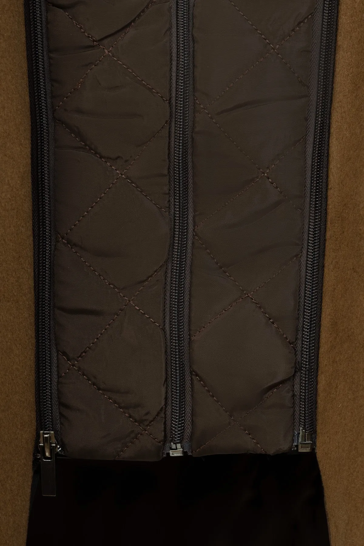 Café Noir Felt Coat with removable padded piece