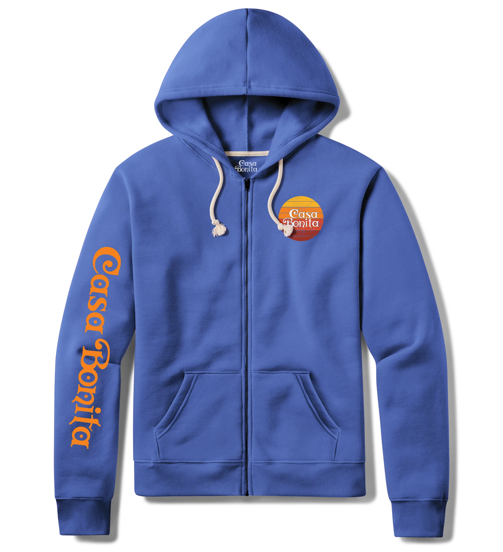 Casa Bonita Royal Sunset Circle Full Zip Hoodie