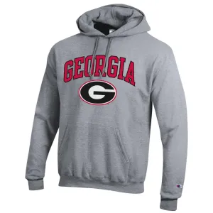 Champion GEORGIA Oval G Hoodie Sweatshirt - GRAY