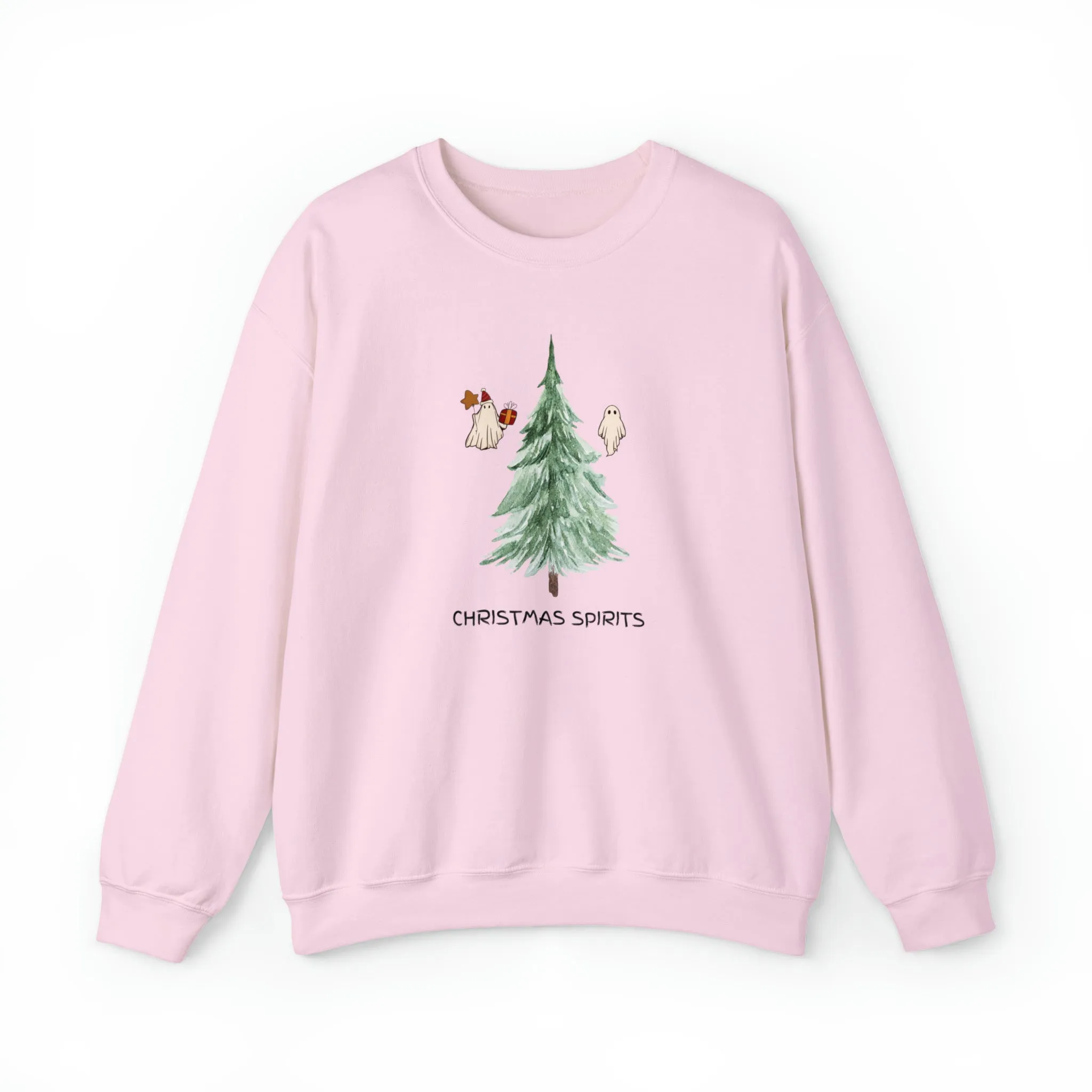 Christmas Spirits, Christmas Sweatshirt, Making Spirits Bright, Ghost Christmas, Spooky Christmas, Halloween Christmas, XMas Sweatshirt