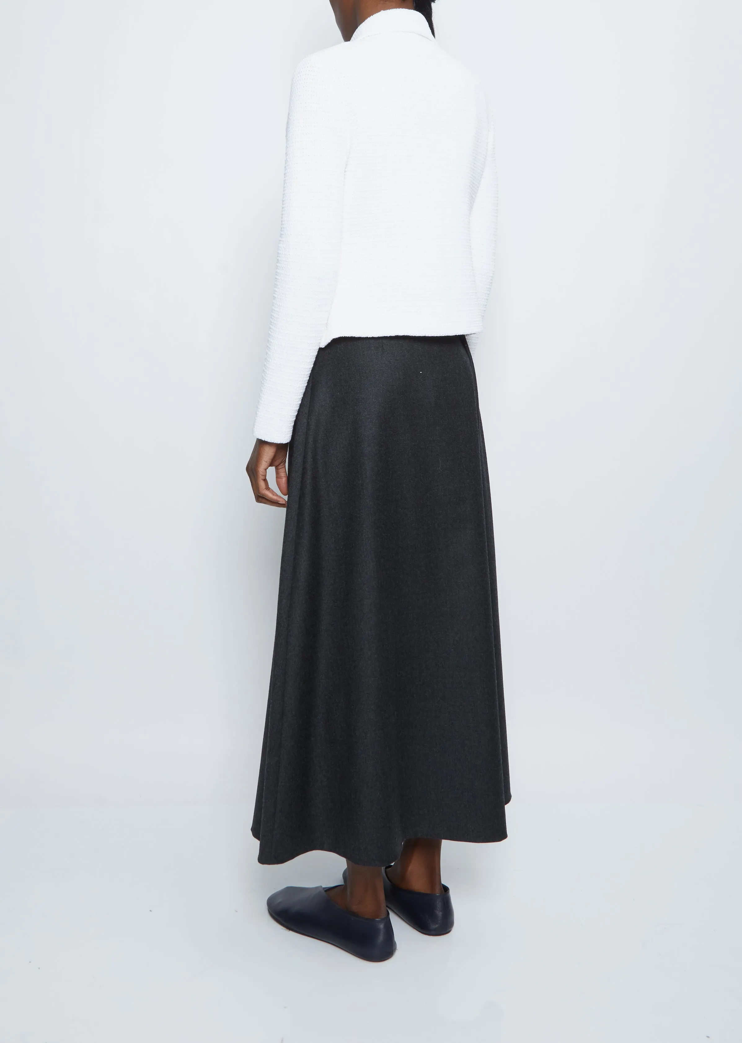 Collared Cardigan — White