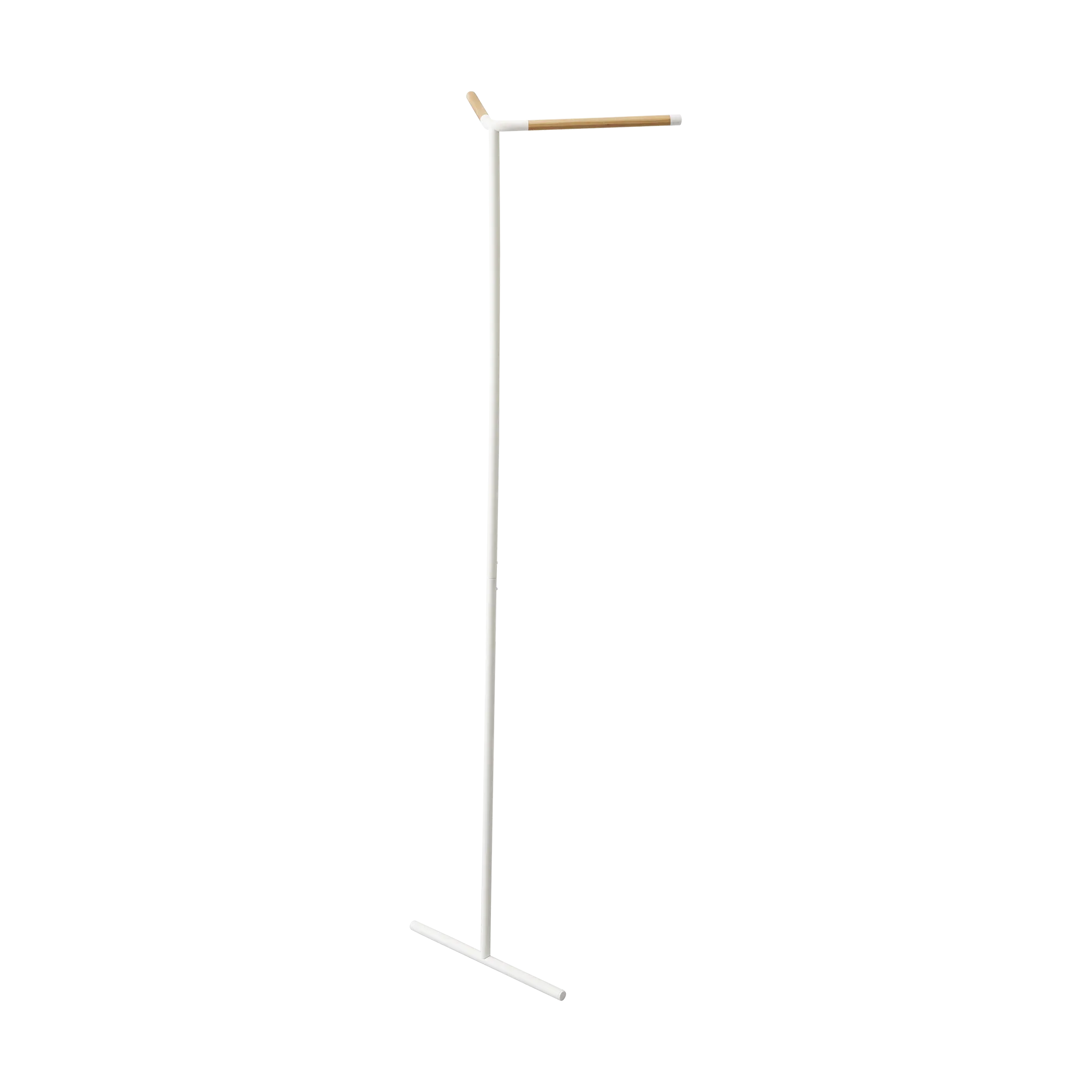 Corner Leaning Coat Hanger (63" H)  - Steel   Wood from Yamazaki Home