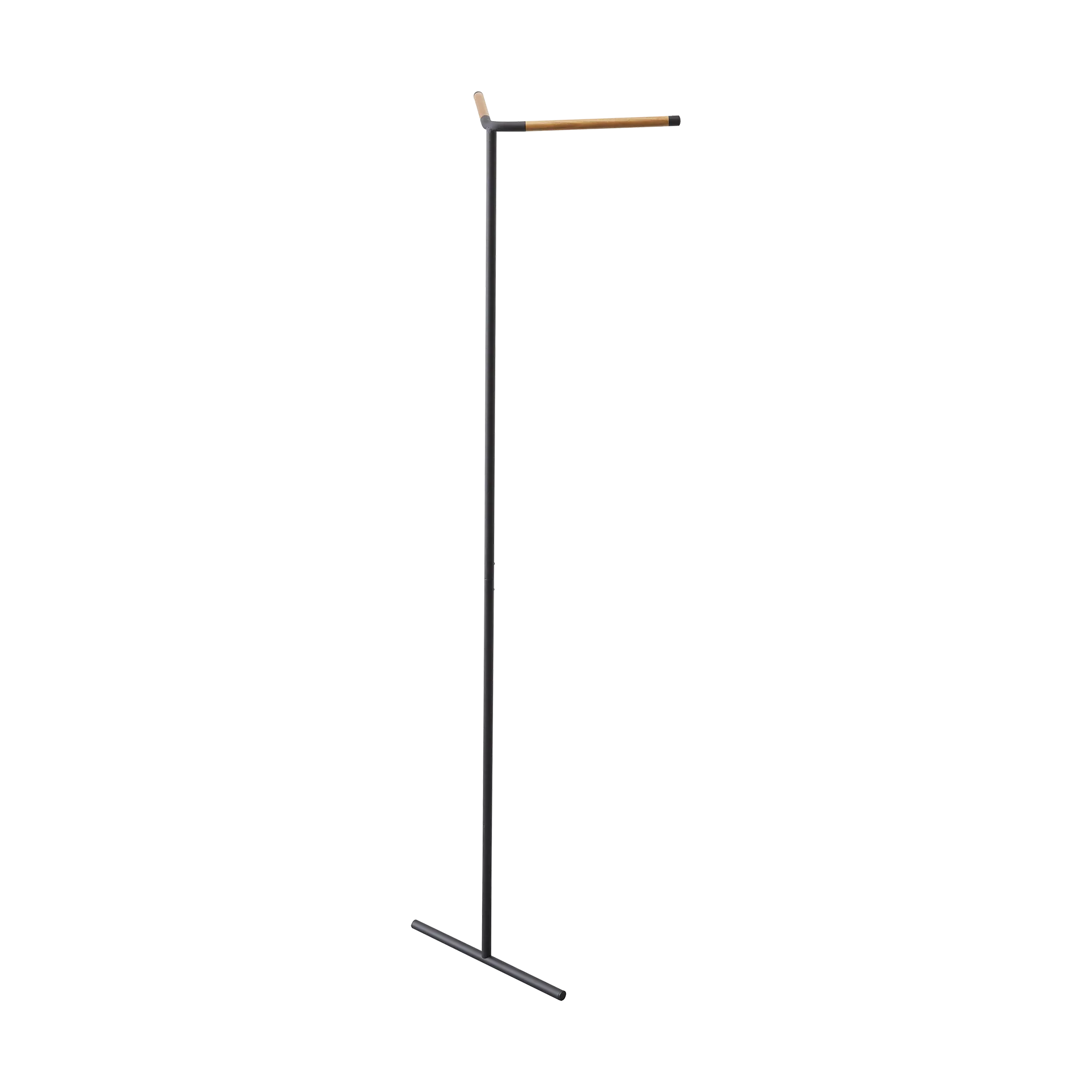 Corner Leaning Coat Hanger (63" H)  - Steel   Wood from Yamazaki Home