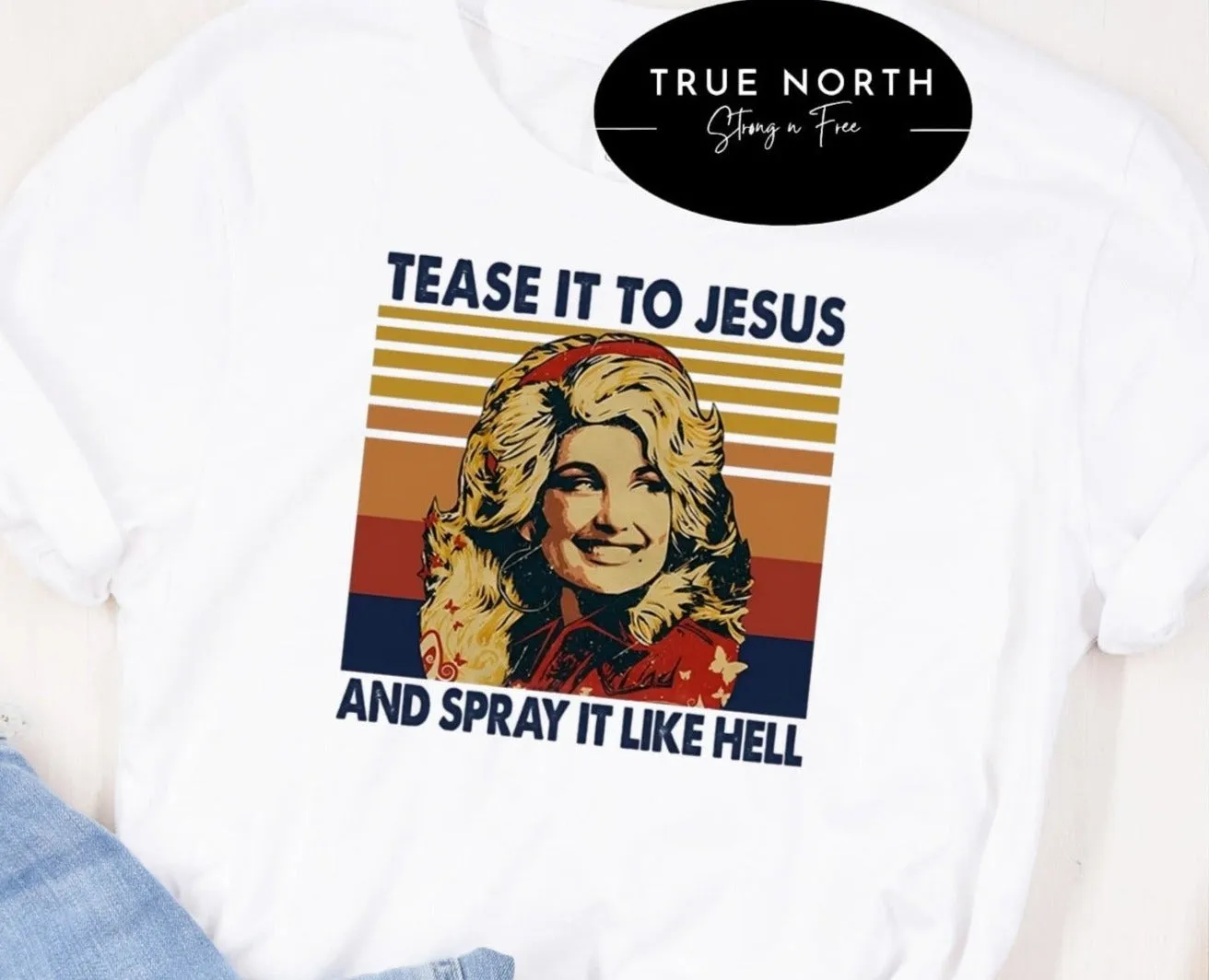 Country Tease It to Jesus T-Shirt or Sweatshirt - Fun and Stylish Clothing for Your Faith-Filled Life