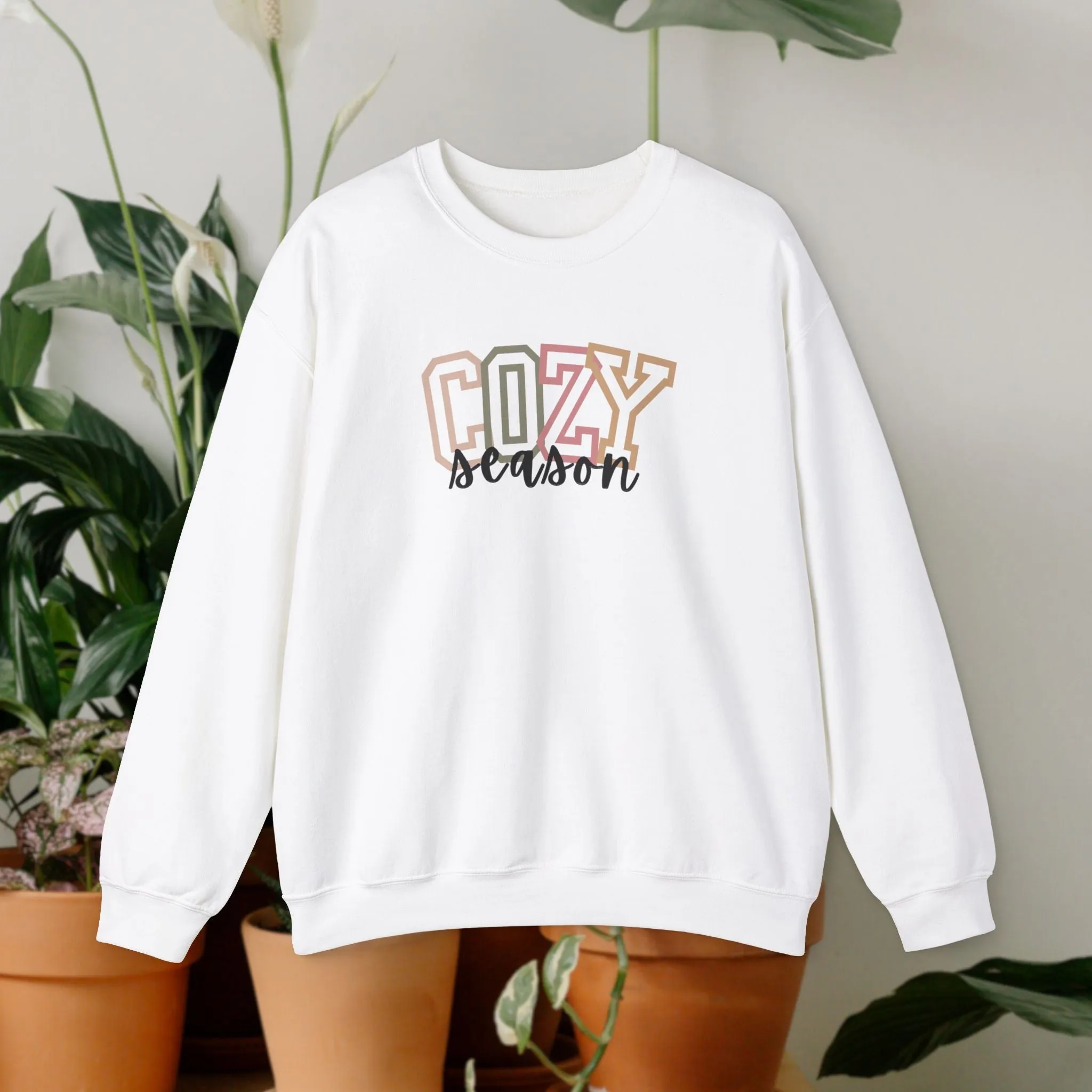 Cozy Crewneck "cheery colors"