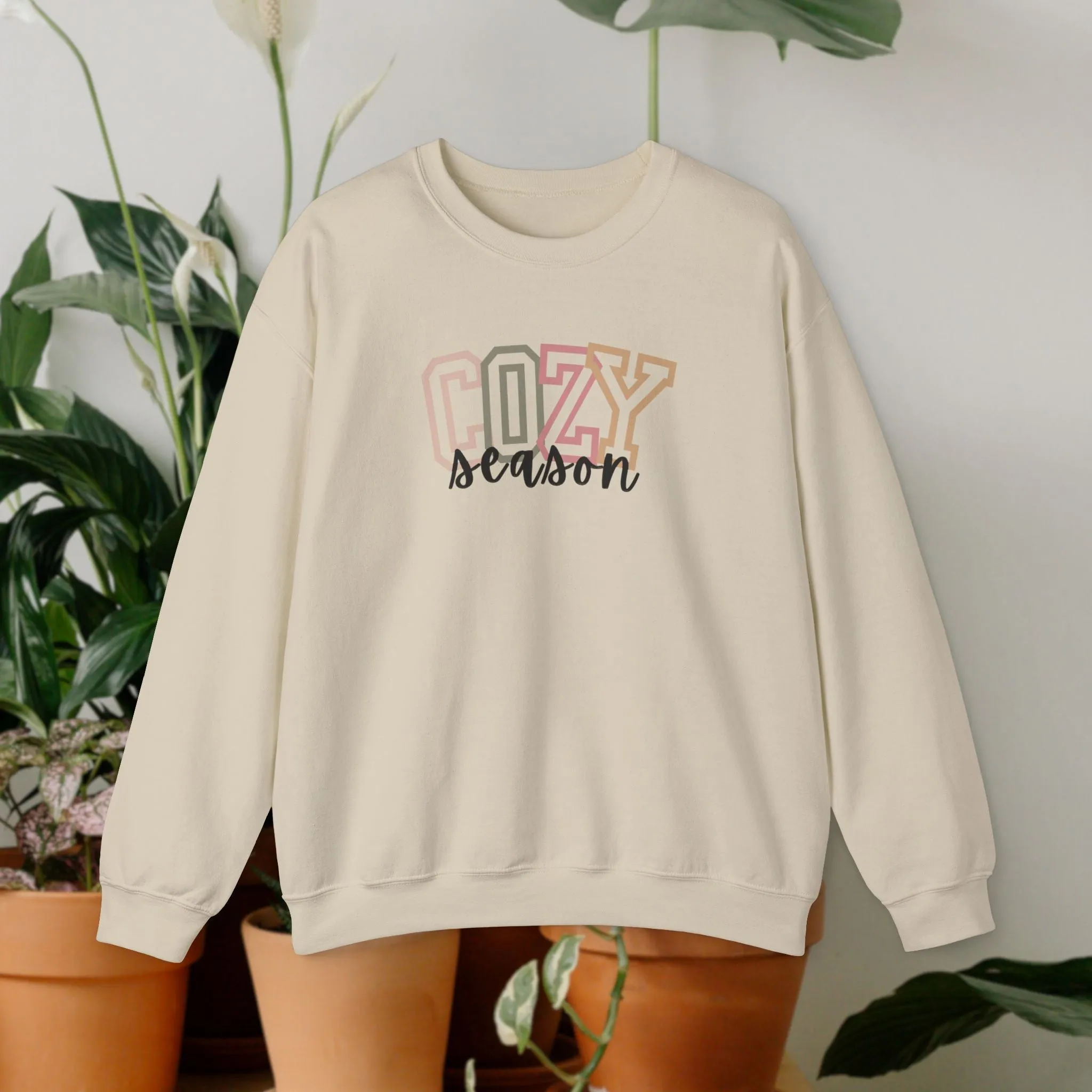 Cozy Crewneck "cheery colors"