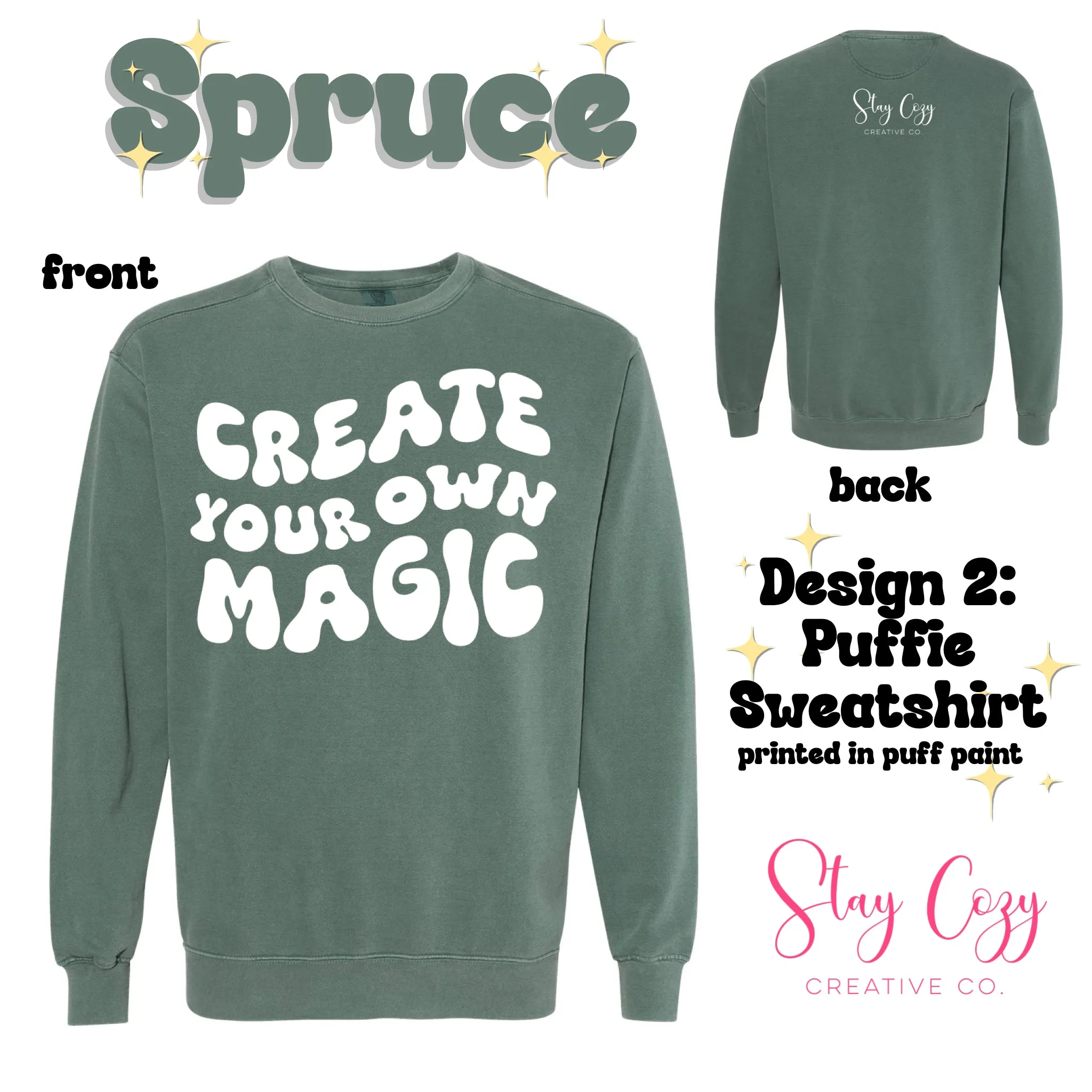 Create Your Own Magic Sweatshirts | Puff Ink Printed
