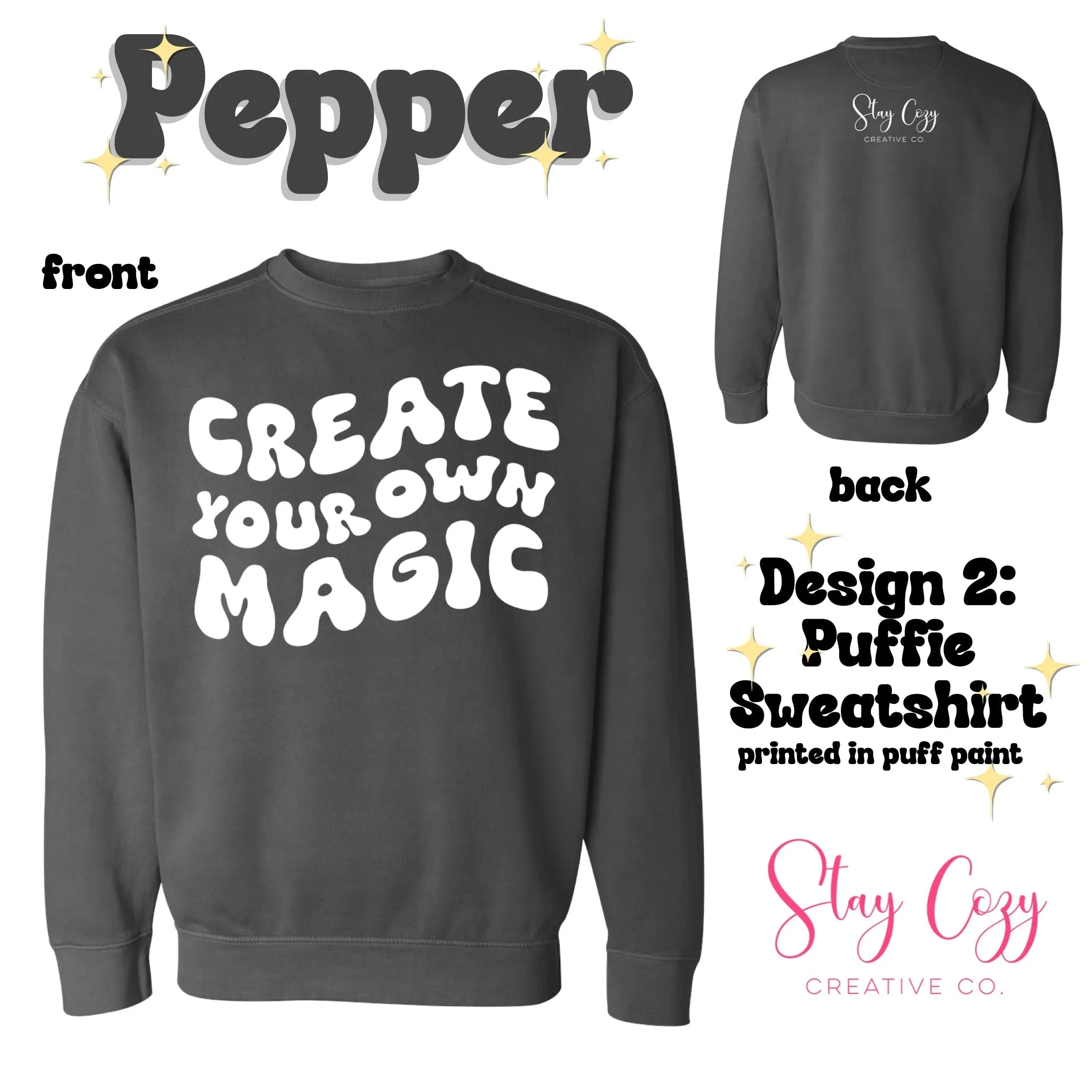 Create Your Own Magic Sweatshirts | Puff Ink Printed