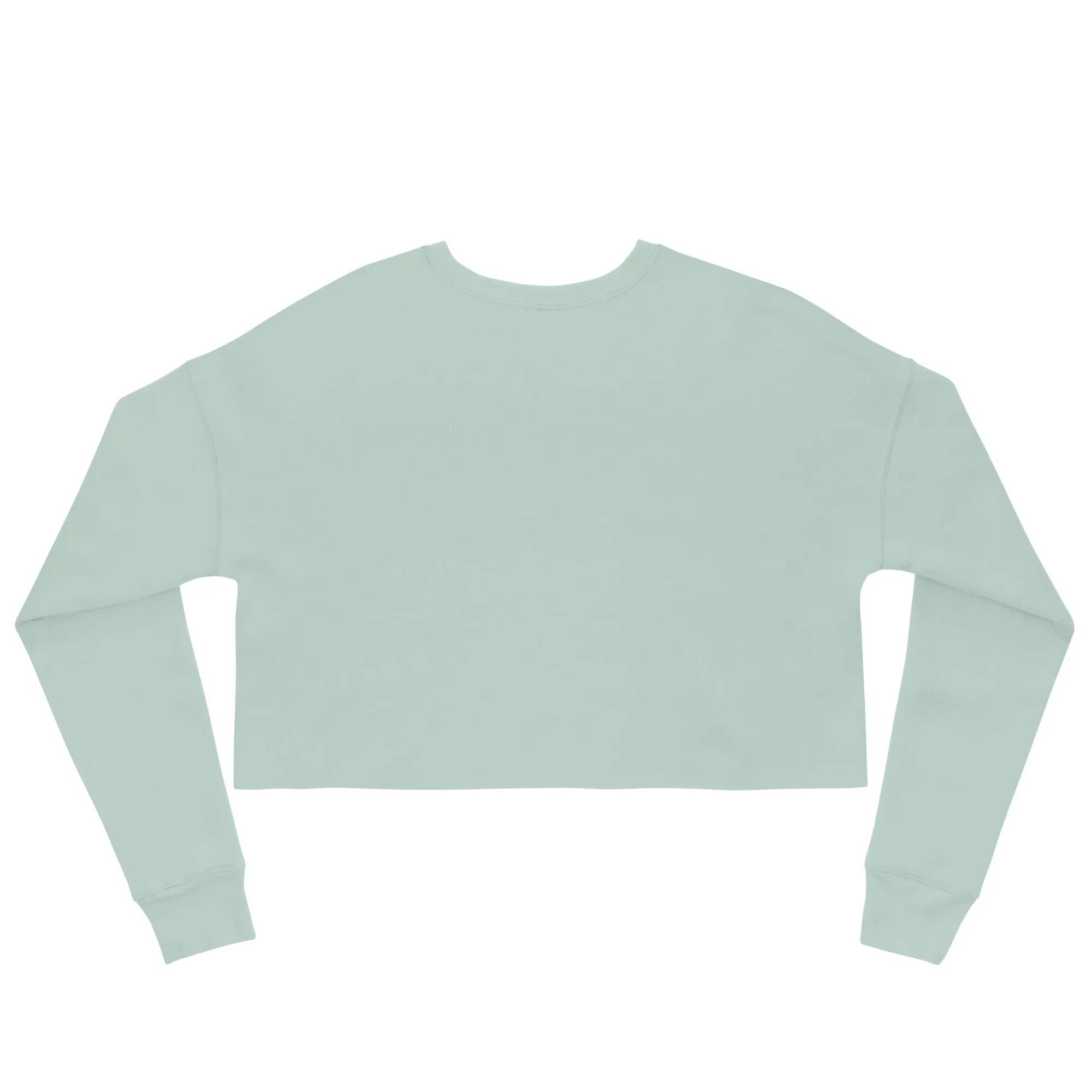 Crop Sweatshirt Womens (Cute Dogs With Heart - Dogs Love Hearts 0028)
