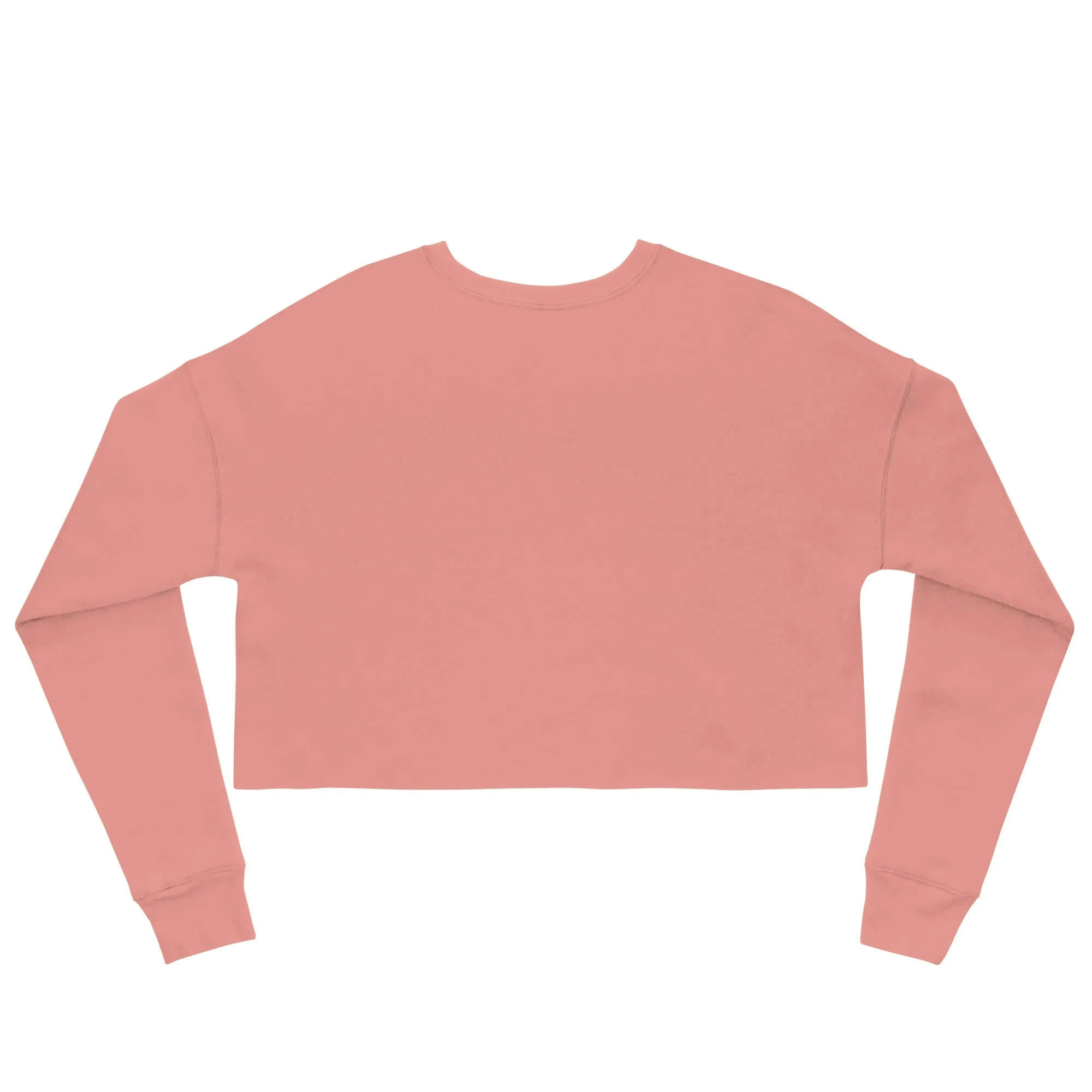 Crop Sweatshirt Womens (Cute Dogs With Heart - Dogs Love Hearts 0028)