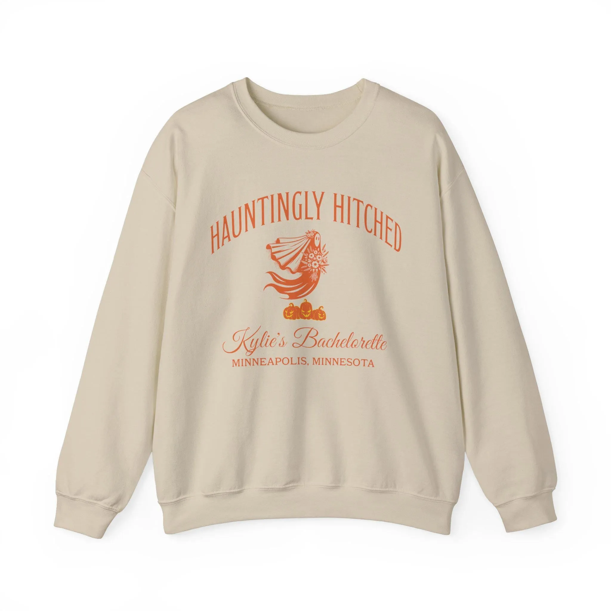 Custom Halloween Bachelorette Sweatshirt, Personalized Spooky Ghost Bachelorette Shirts, Fall Winter Wedding Gift, Bridesmaids Proposal Gift