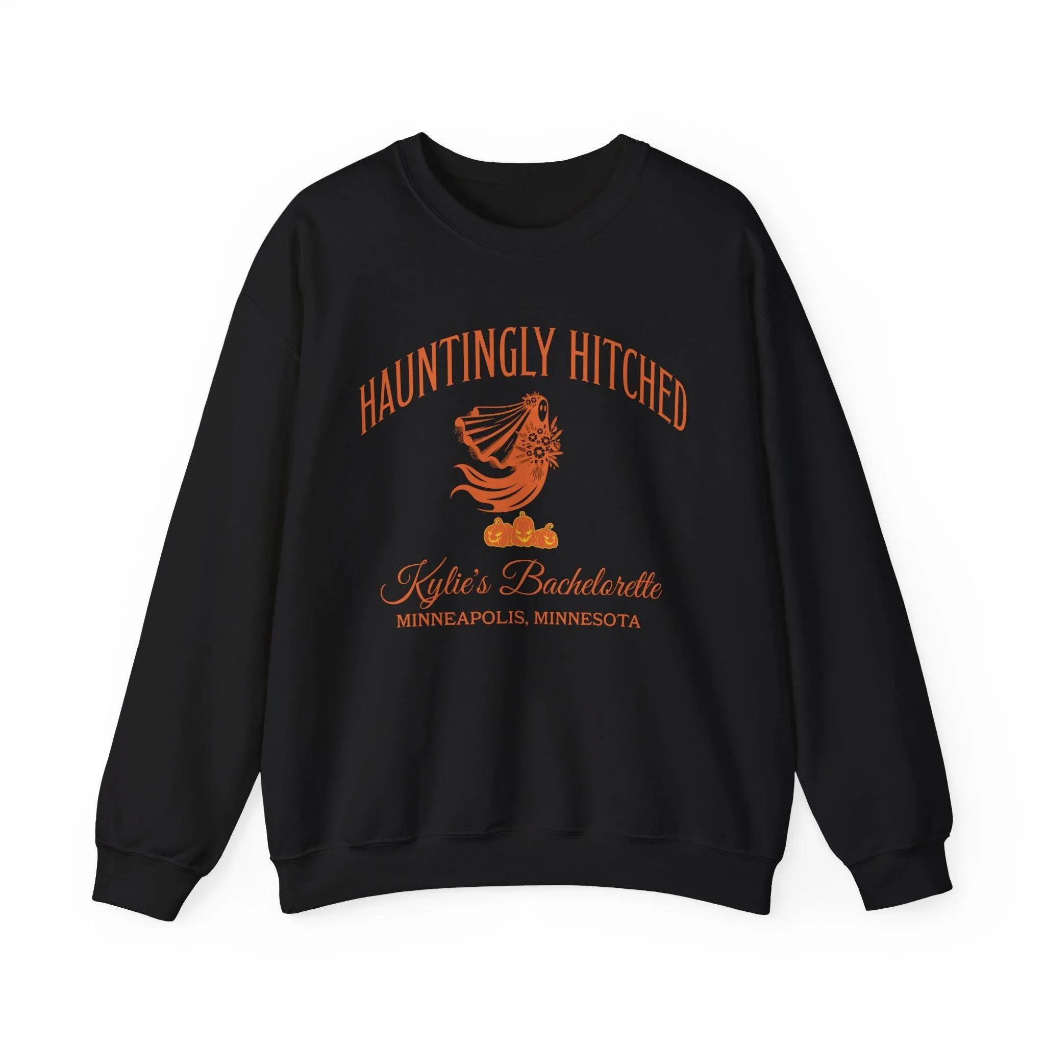 Custom Halloween Bachelorette Sweatshirt, Personalized Spooky Ghost Bachelorette Shirts, Fall Winter Wedding Gift, Bridesmaids Proposal Gift
