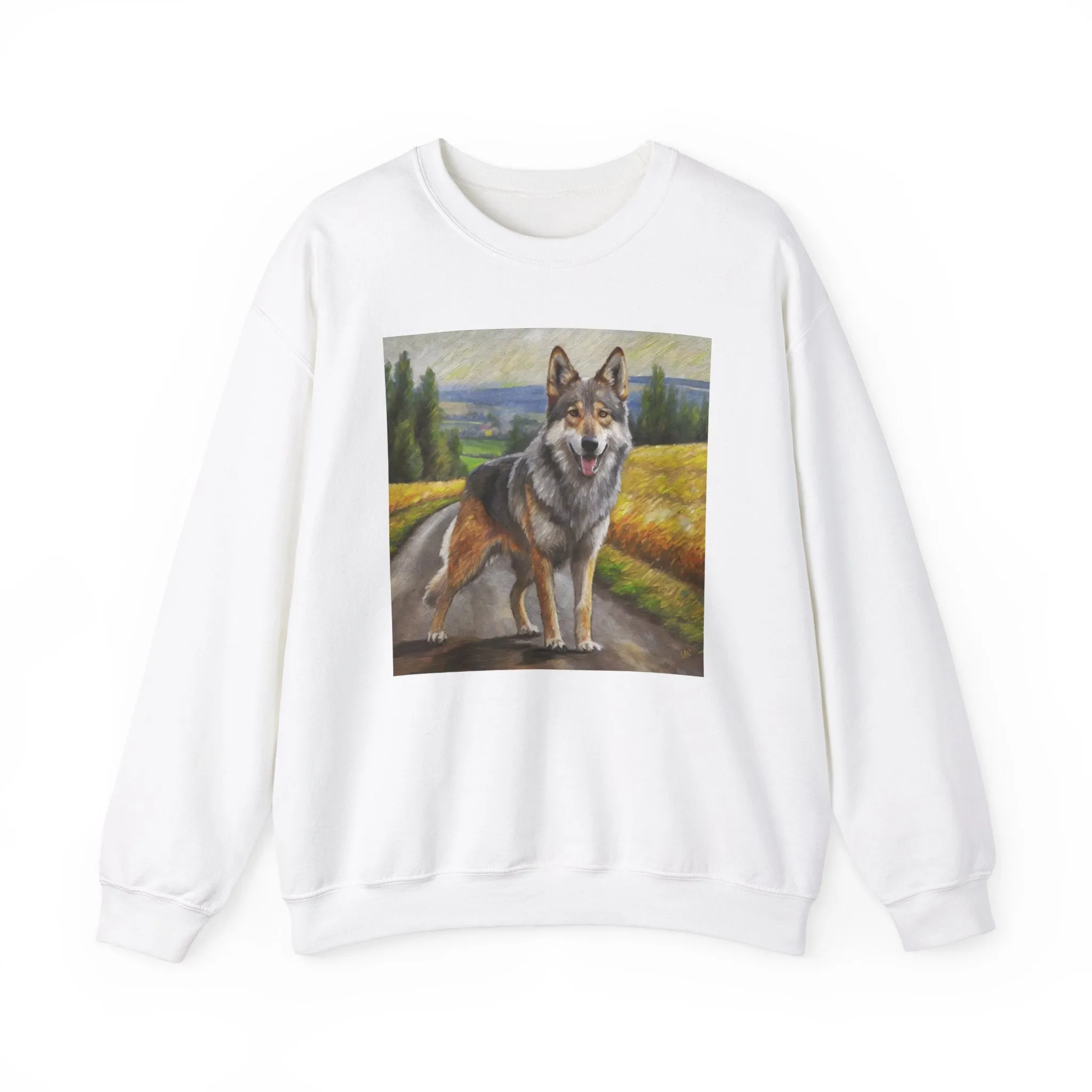 Czechoslovakian Vlciak 'Wolfdog' 50/50  Crewneck Sweatshirt