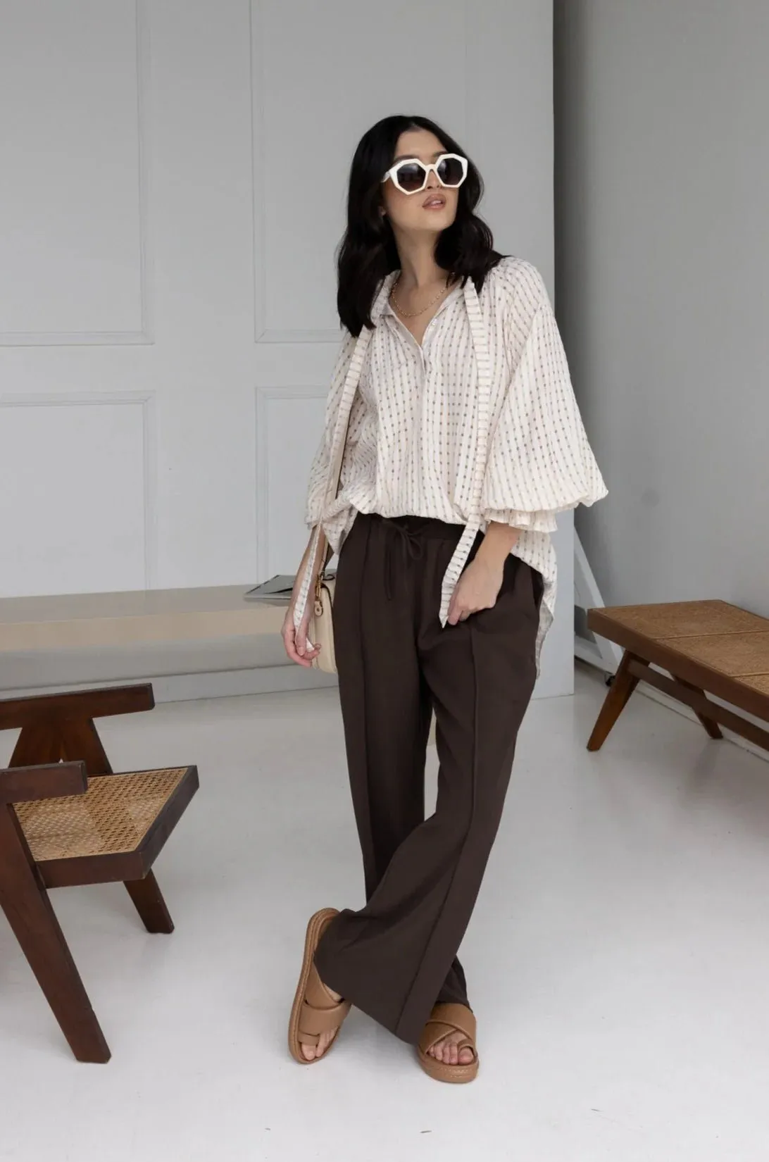 Danill Chequer Blouse