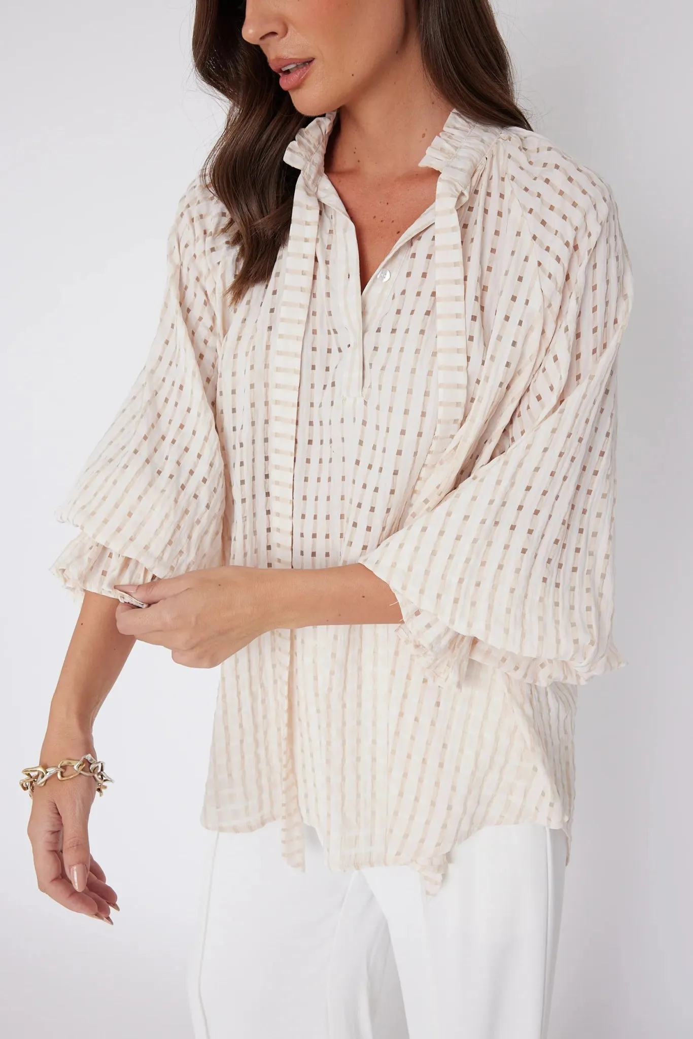 Danill Chequer Blouse