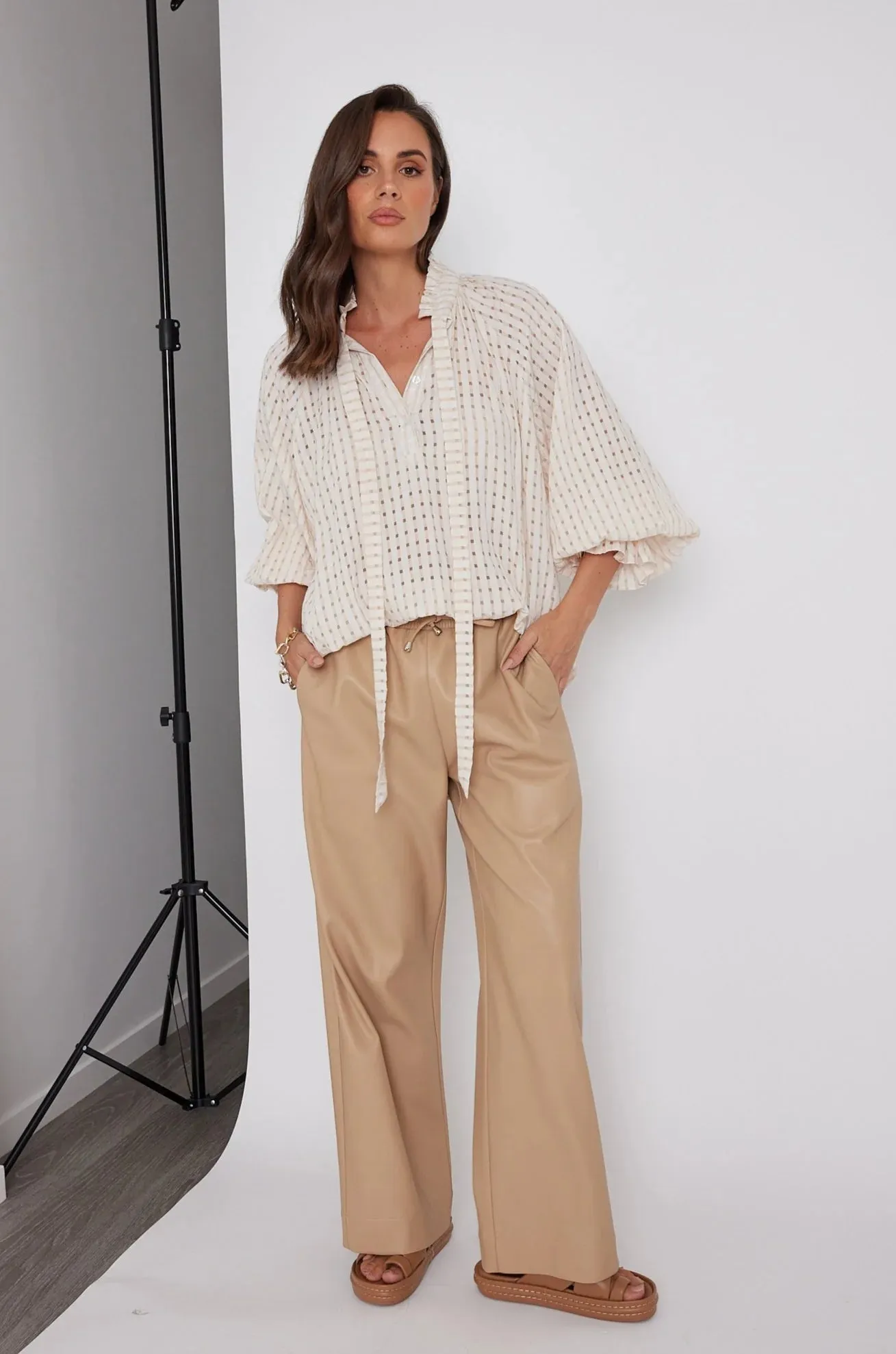 Danill Chequer Blouse