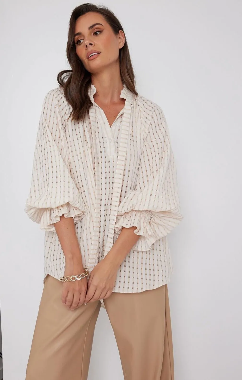 Danill Chequer Blouse