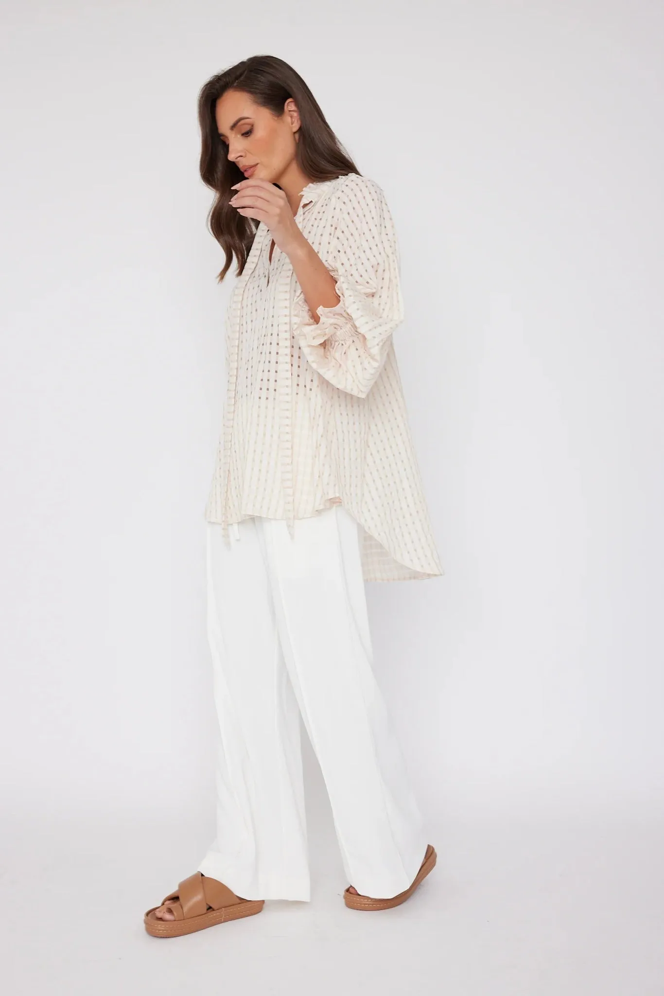 Danill Chequer Blouse