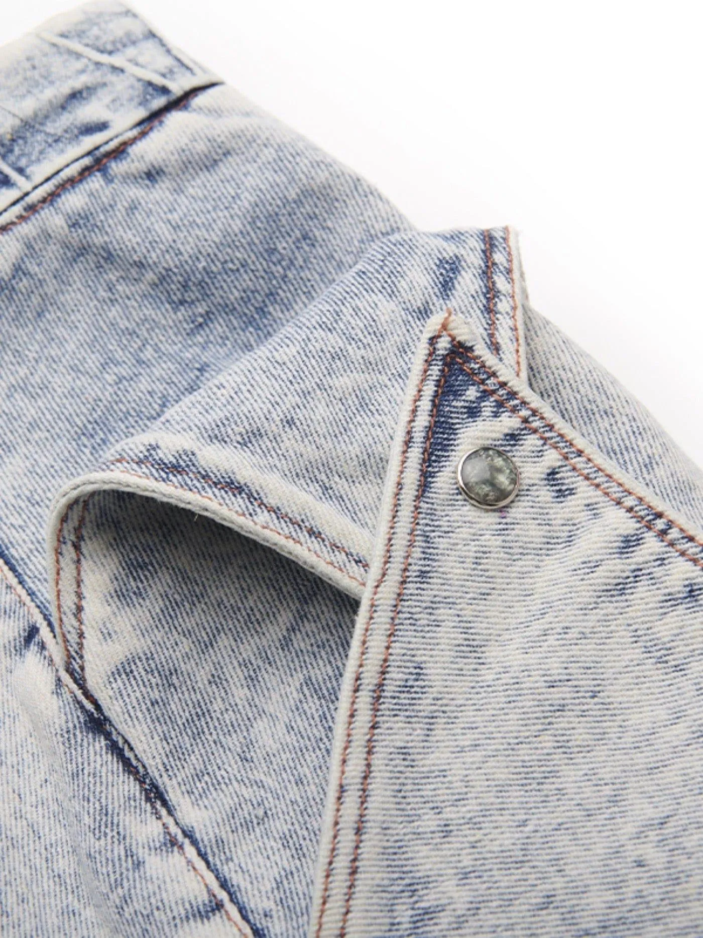 DND4DES Deconstructed Rose Petals Washed Jeans