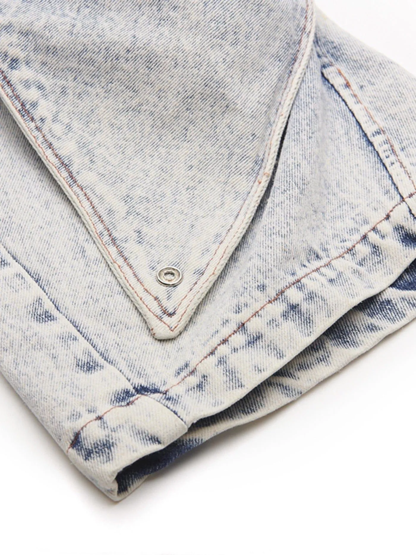 DND4DES Deconstructed Rose Petals Washed Jeans
