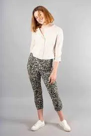 Foil's Signature Printed 7/8 Pull On Trouser