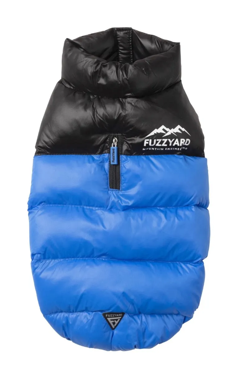 FuzzYard Harlem Puffer Dog Jacket - Blue