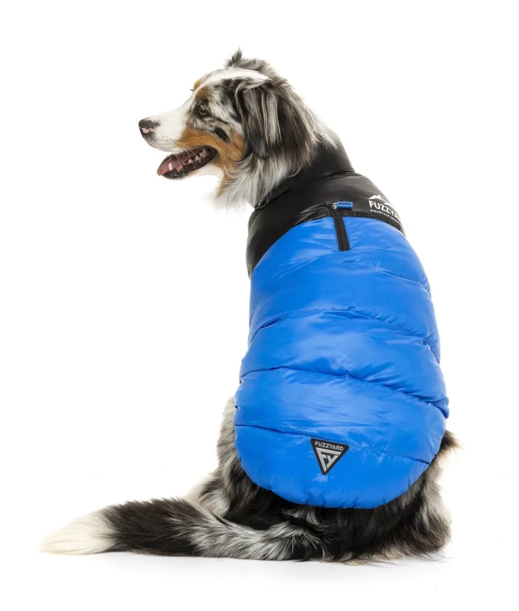 FuzzYard Harlem Puffer Dog Jacket - Blue