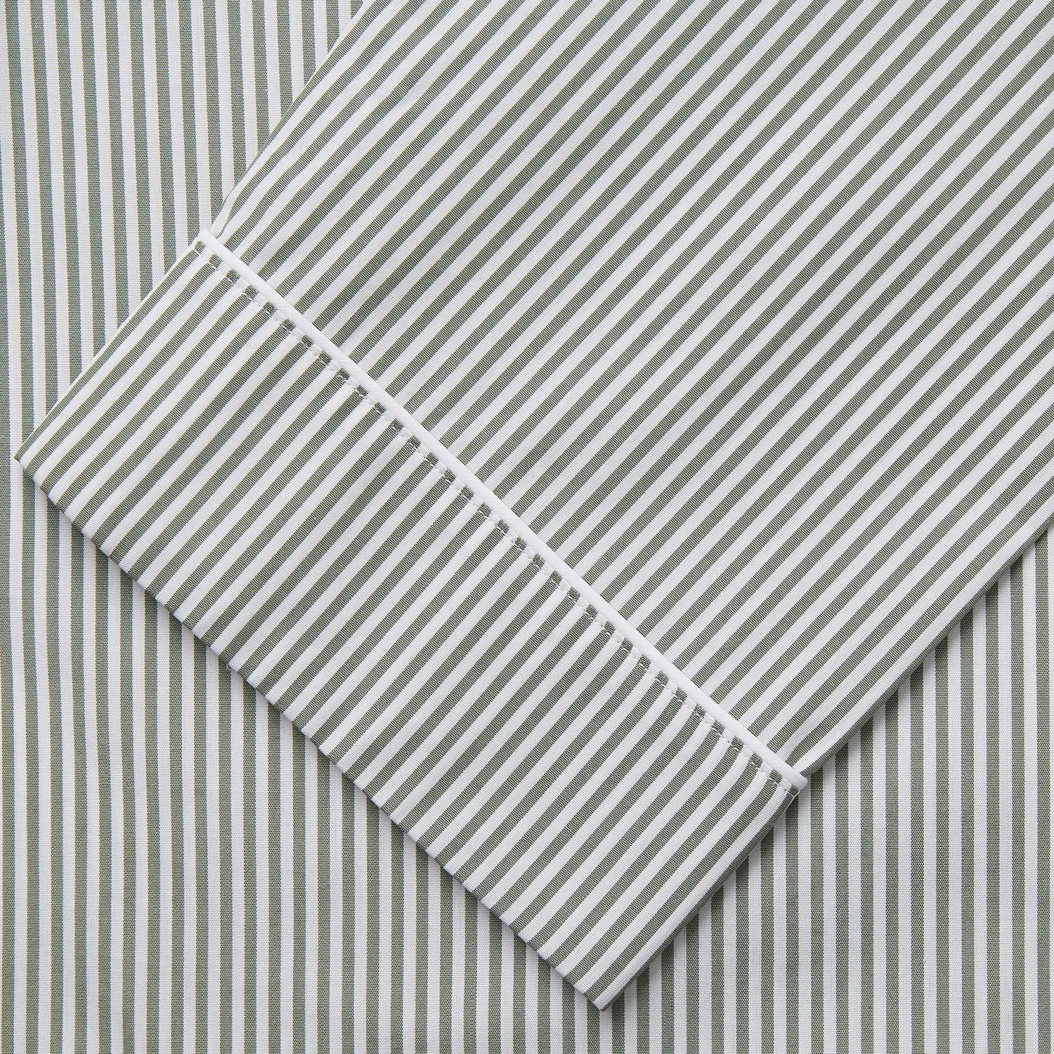 Green Bengal Stripe Modern Fit Cotton Pyjama Set