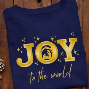 Joy To the World Sweatshirt, Christmas Sweatshirt, Joy Sweatshirt, Gift For Christmas, Peace Sweatshirt, Christmas Gift For Women