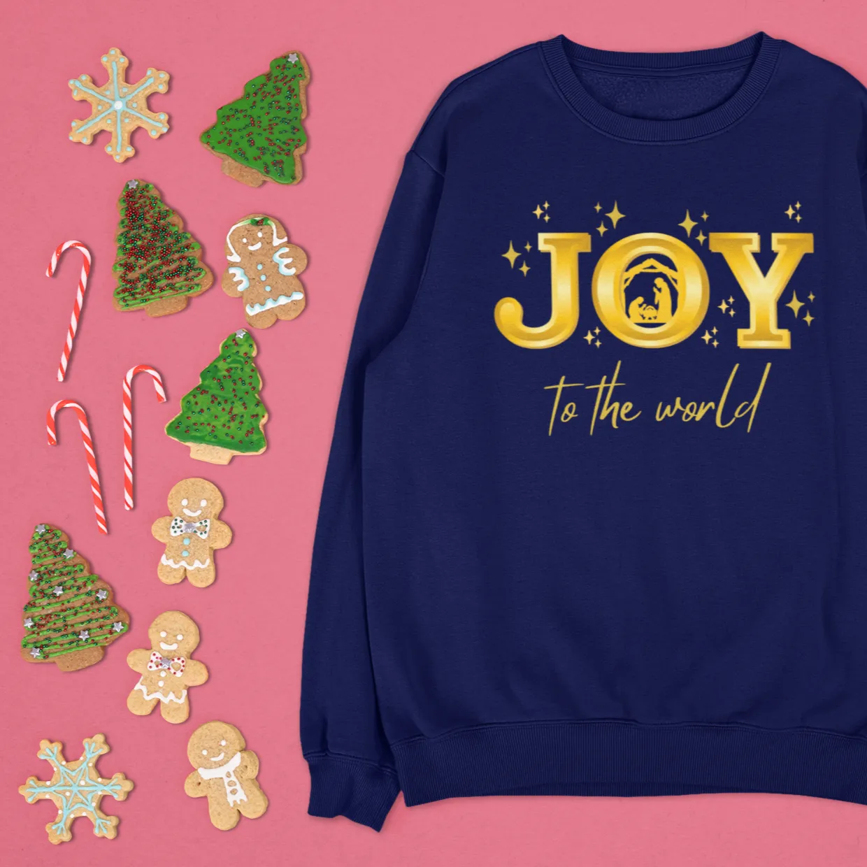 Joy To the World Sweatshirt, Christmas Sweatshirt, Joy Sweatshirt, Gift For Christmas, Peace Sweatshirt, Christmas Gift For Women
