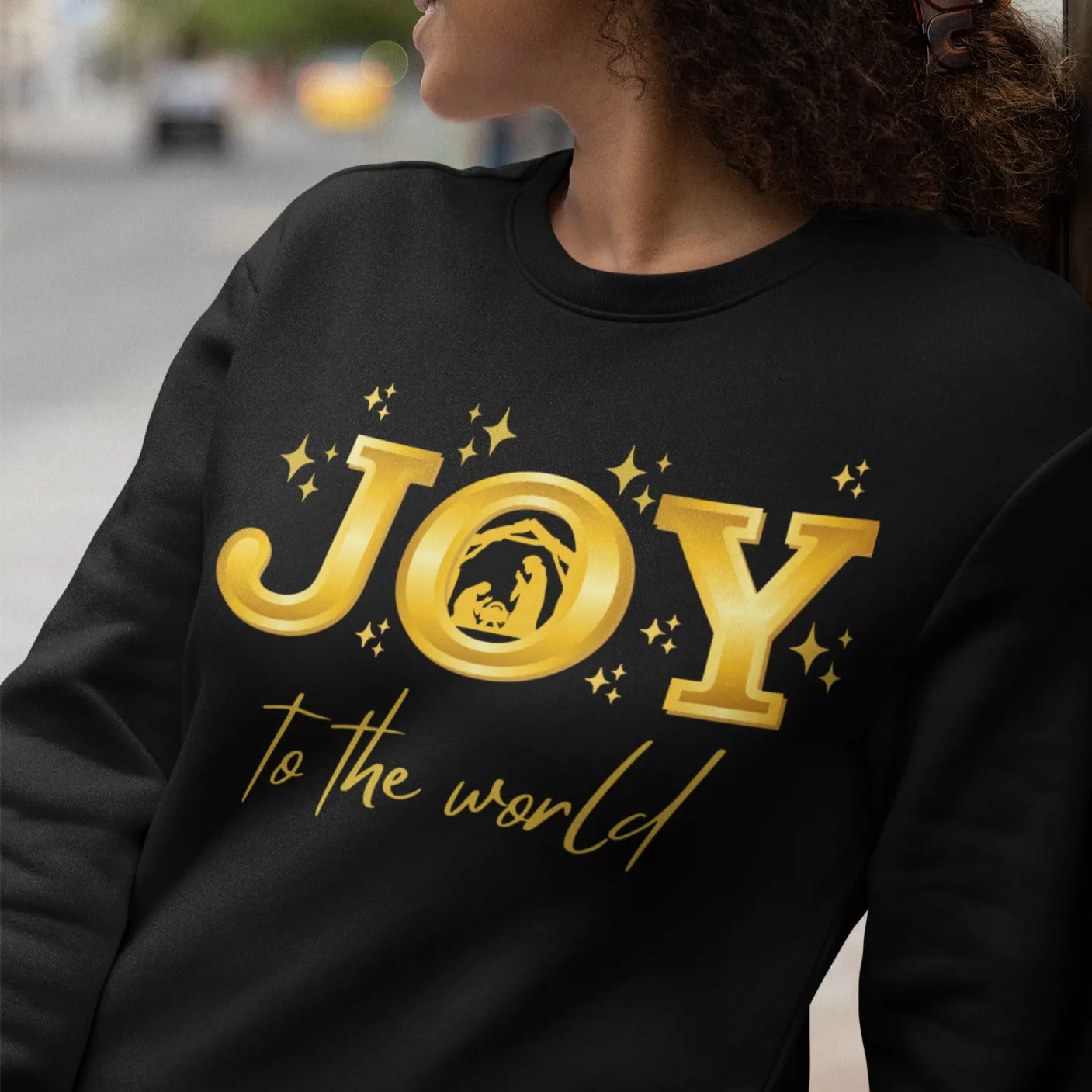 Joy To the World Sweatshirt, Christmas Sweatshirt, Joy Sweatshirt, Gift For Christmas, Peace Sweatshirt, Christmas Gift For Women