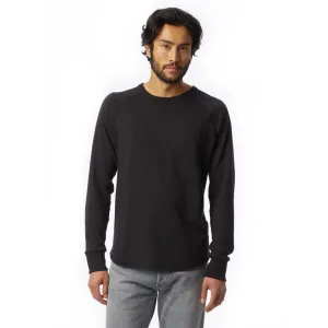 Kickback Vintage Heavy Knit Pullover Sweatshirt (Black)