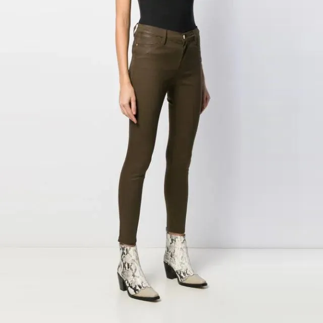 Le High Skinny Coated (Military Green)