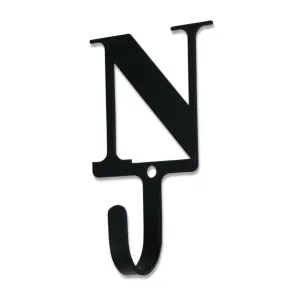 Letter N Wall Hook Small