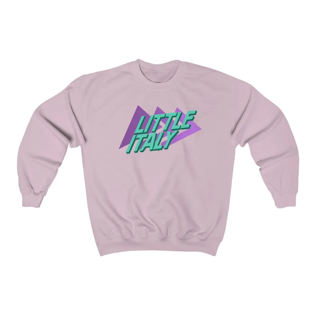 Little Italy 90s Style Unisex Heavy Blend Crewneck Sweatshirt