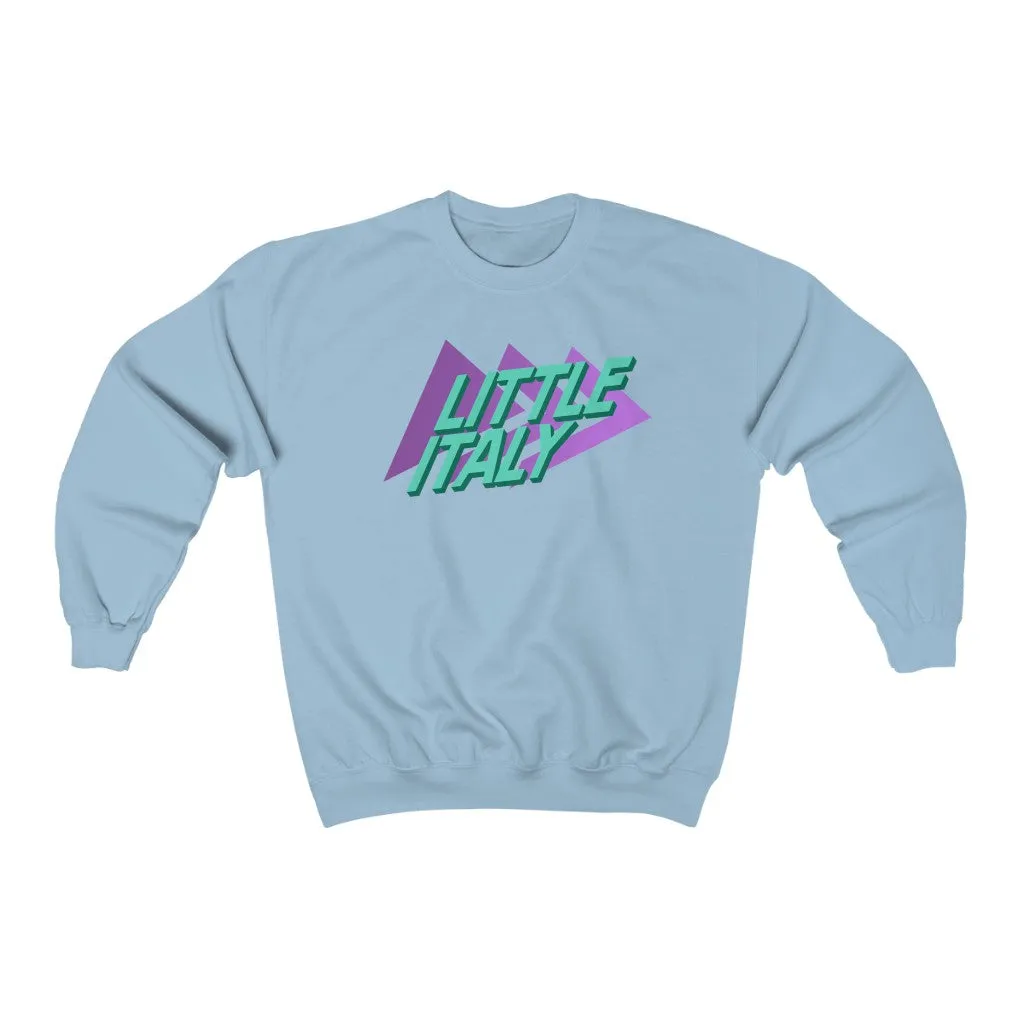 Little Italy 90s Style Unisex Heavy Blend Crewneck Sweatshirt