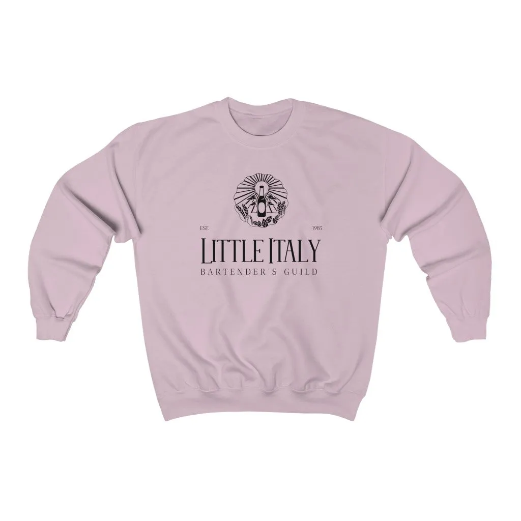 Little Italy Bartenders Guild Est. 1985 Unisex Heavy Blend Crewneck Sweatshirt