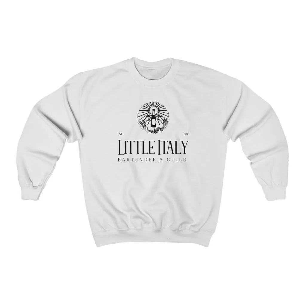 Little Italy Bartenders Guild Est. 1985 Unisex Heavy Blend Crewneck Sweatshirt