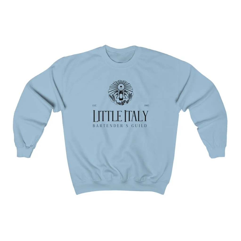 Little Italy Bartenders Guild Est. 1985 Unisex Heavy Blend Crewneck Sweatshirt
