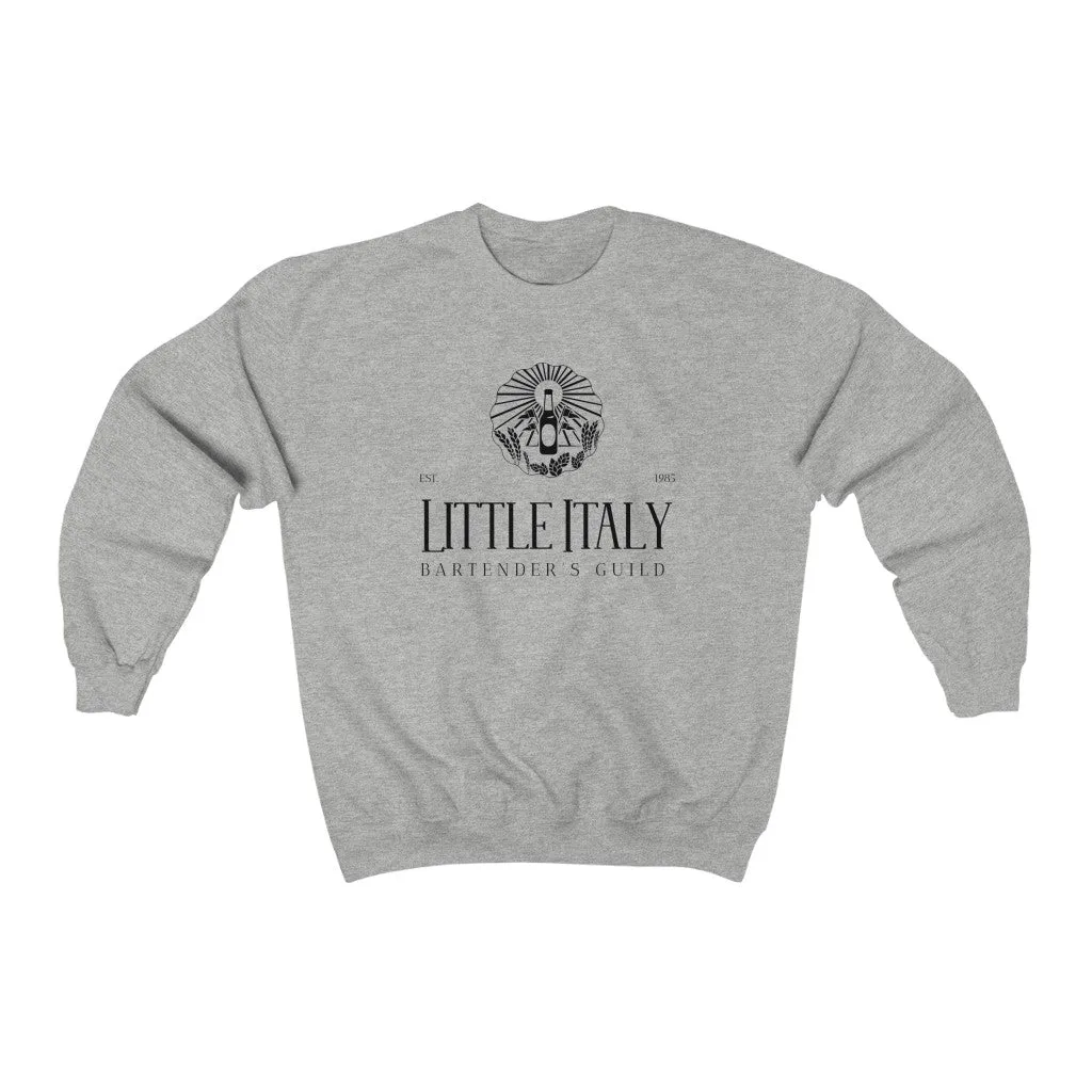 Little Italy Bartenders Guild Est. 1985 Unisex Heavy Blend Crewneck Sweatshirt