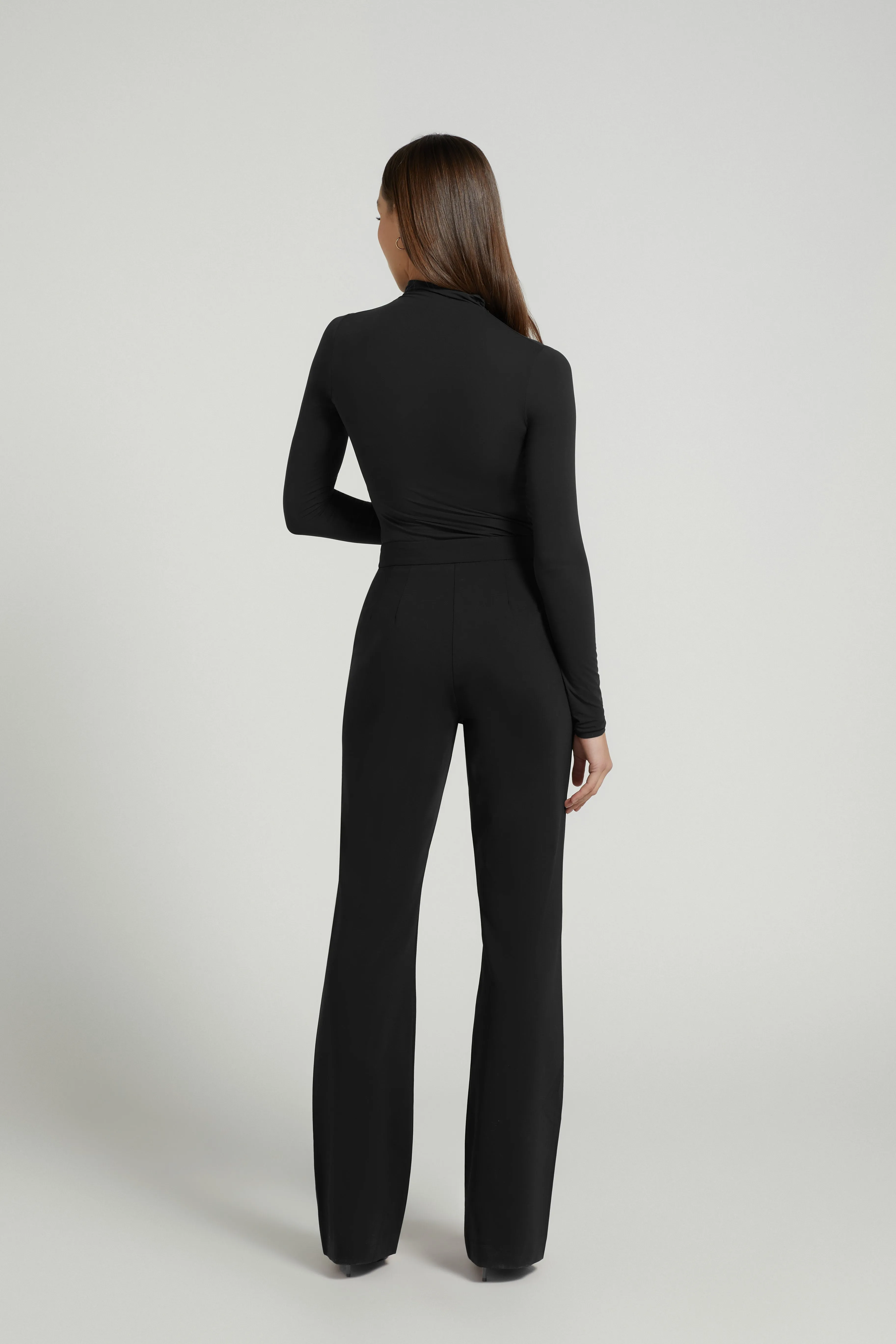 LONGLINE TROUSER BLACK