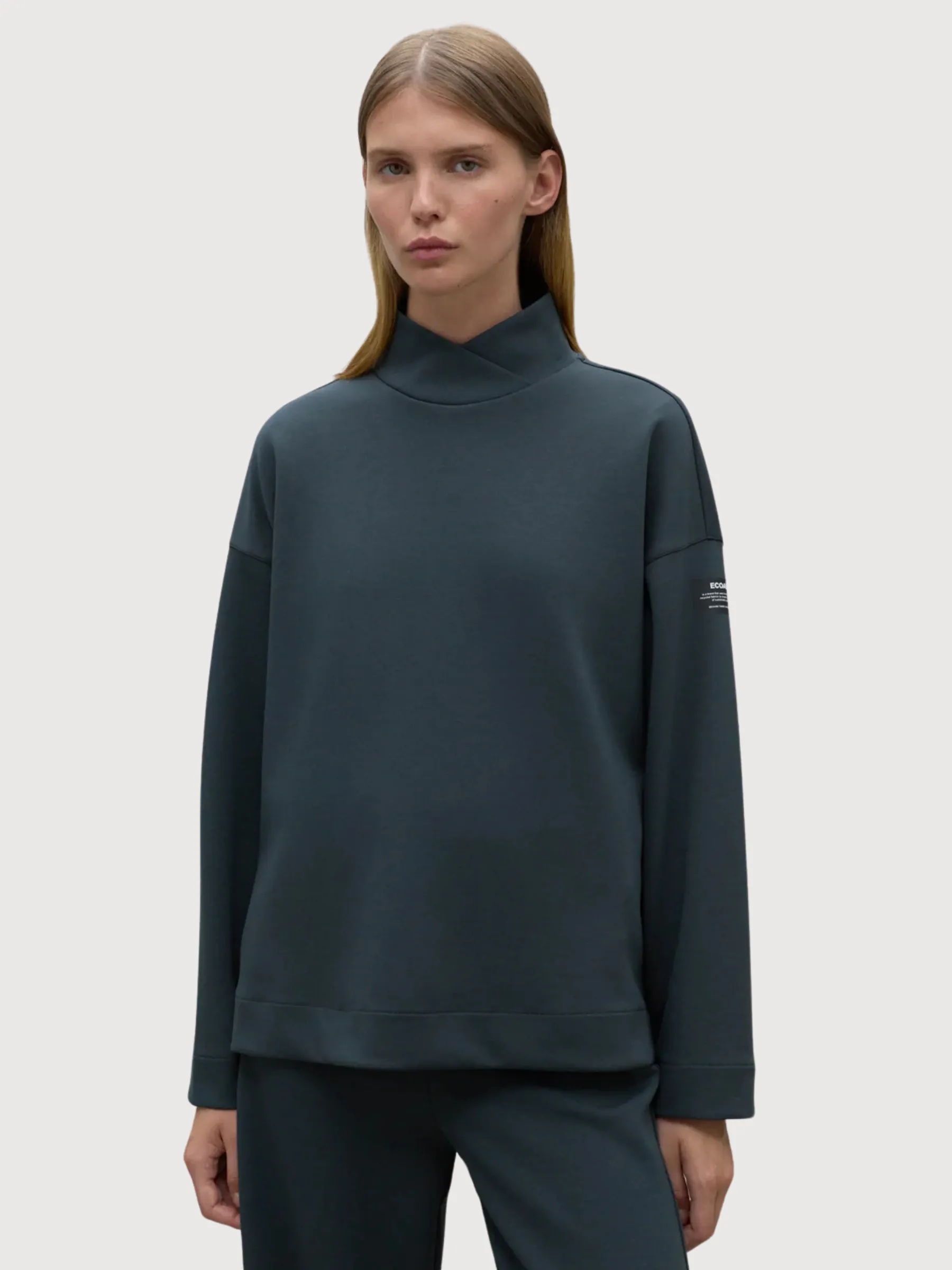 Maia Green Woman Sweatshirt | Ecoalf