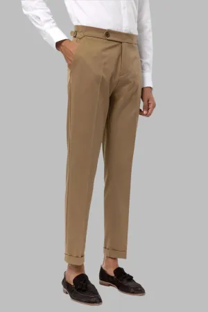 Men's Mink Vizon High-Waist Regular Fit Pants - Wessi